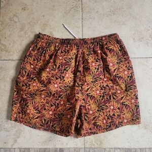 Winners Vtg Floral Patterned Men's Swim Trunks